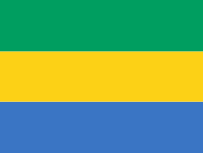 Flag Gabon
